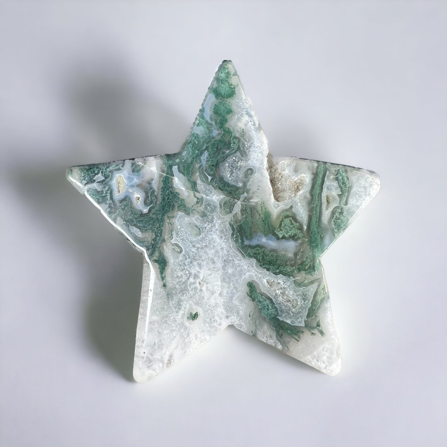 Moss Agate Star