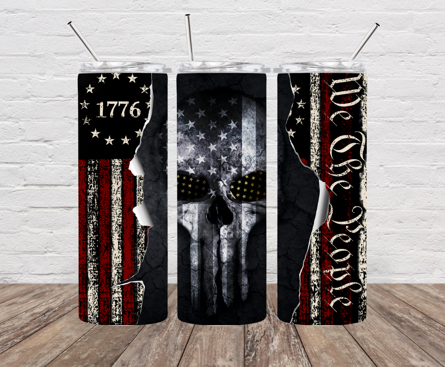 1776 We the People Skinny Tumbler