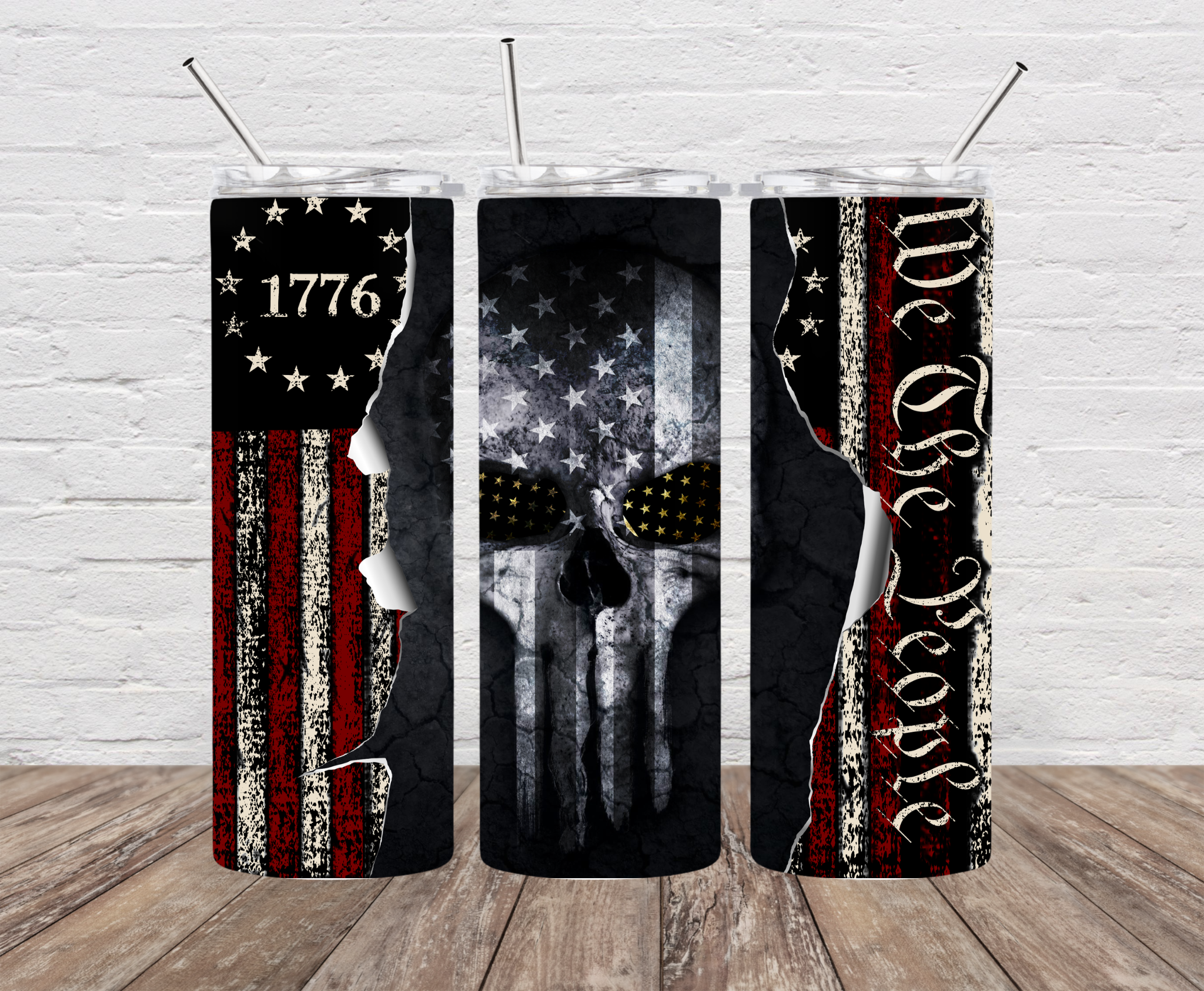 1776 We the People Skinny Tumbler