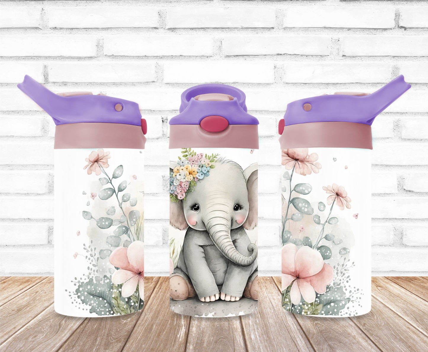 Baby Elephant Kids Tumblers