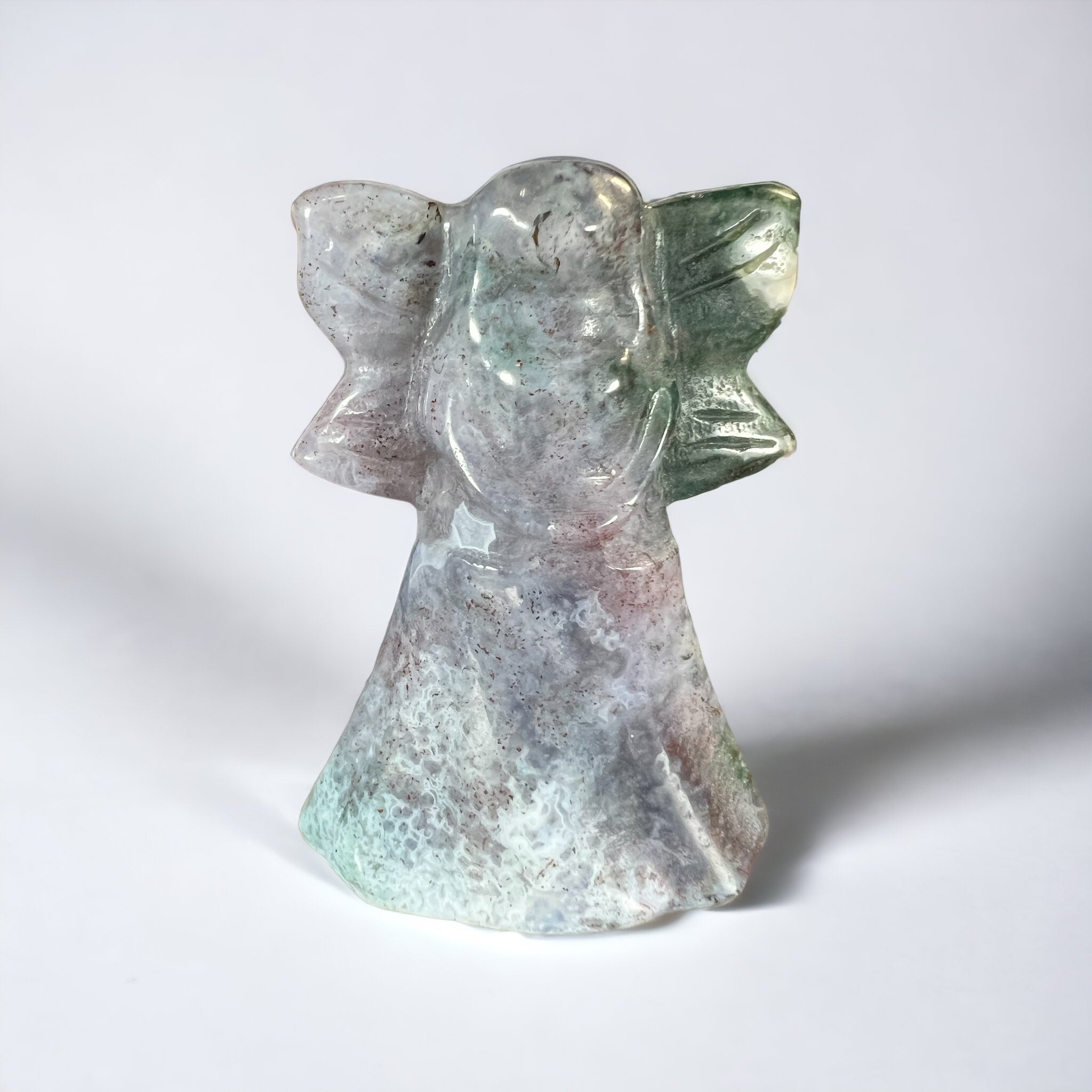 Moss Agate Angel