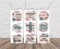 Bible Verse Skinny Tumbler