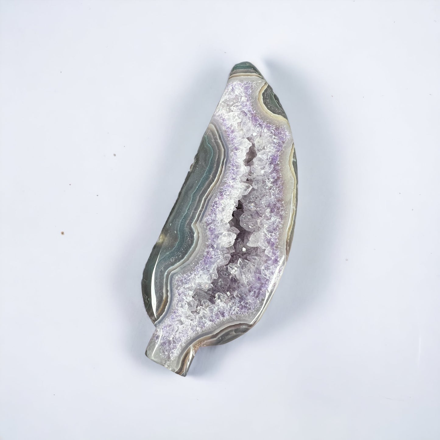 Amethyst Agate Leaf