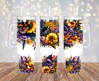 Floral 40 oz Tumbler