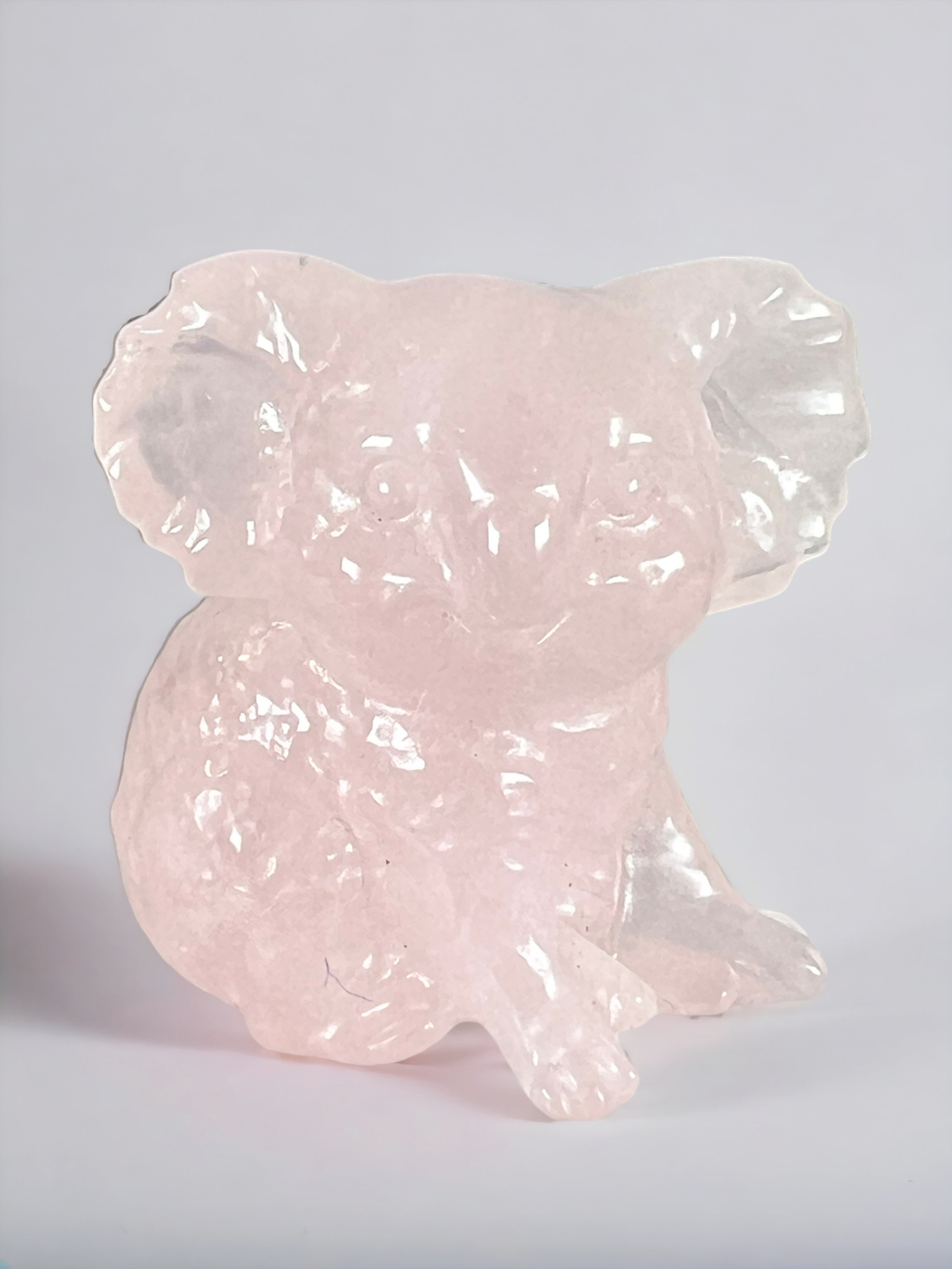 Rose Quartz Koala Bear