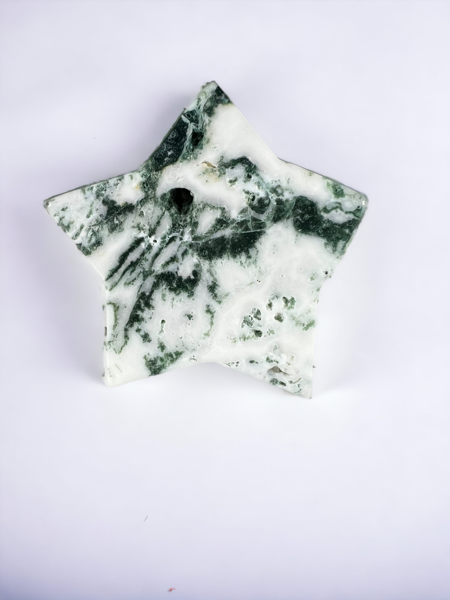 Moss Agate Star