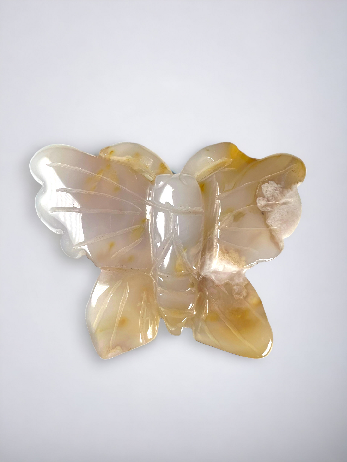 Flower Agate Butterfly