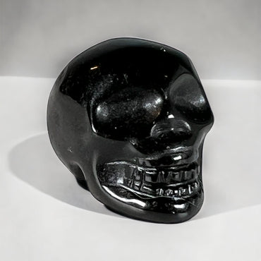 Black Obsidian Skull