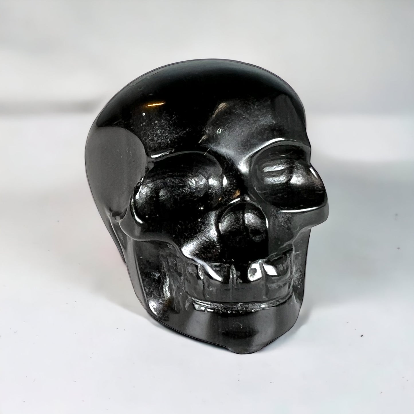 Black Obsidian Skull