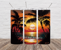 Sunset Skinny Tumbler