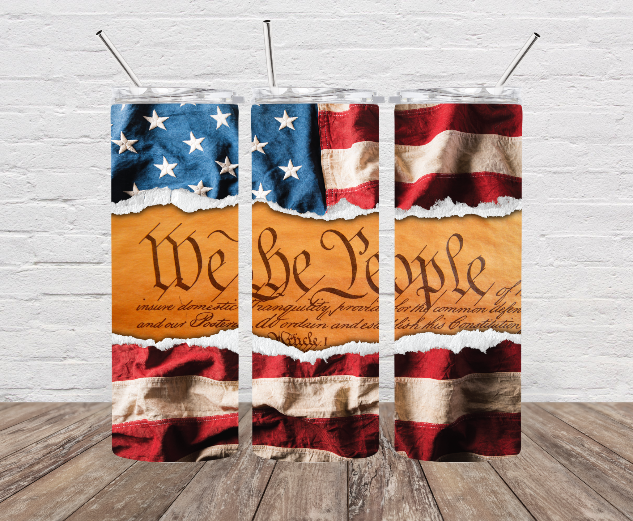 We the People Skinny Tumbler