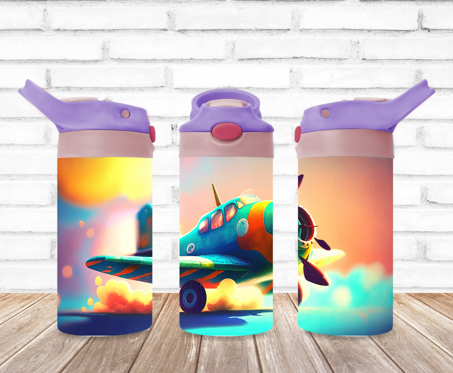 Airplane Kids Tumblers