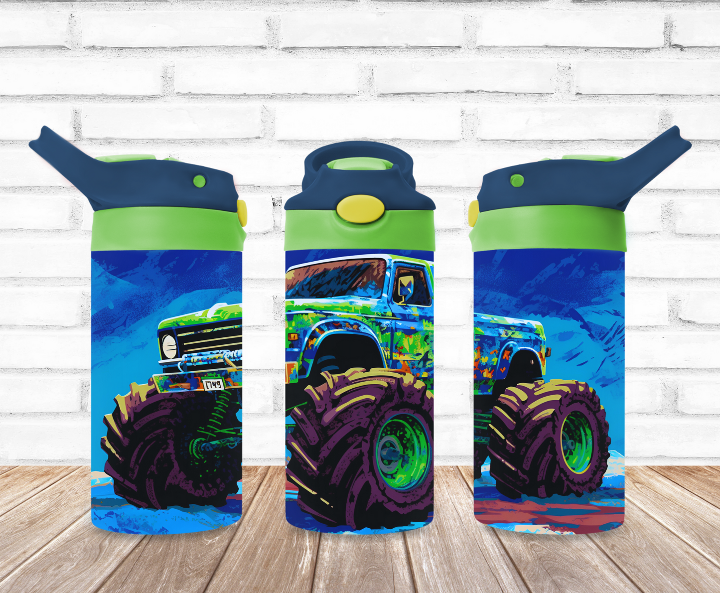 Monster Truck Kids Tumblers