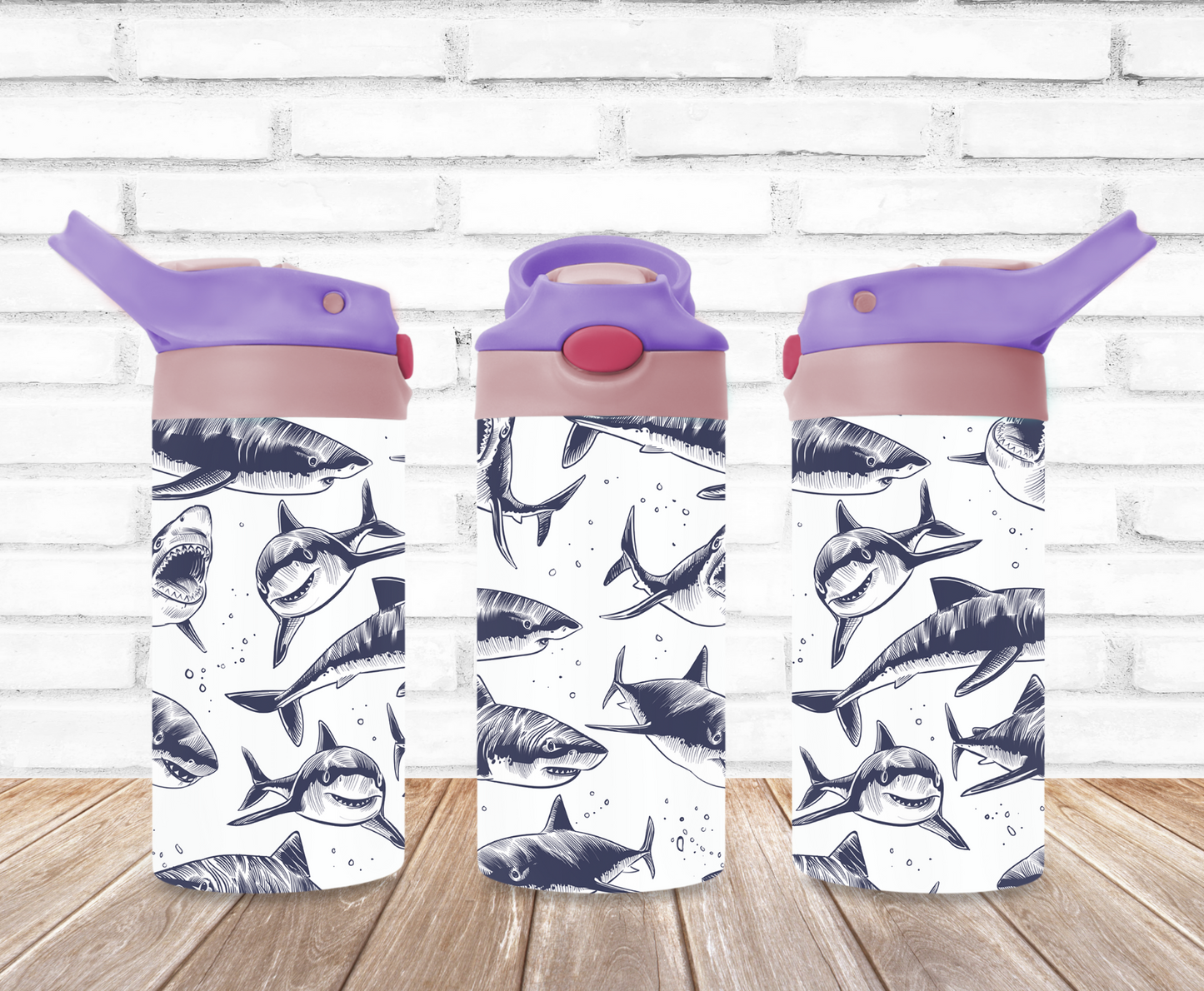 Sharks Kids Tumblers