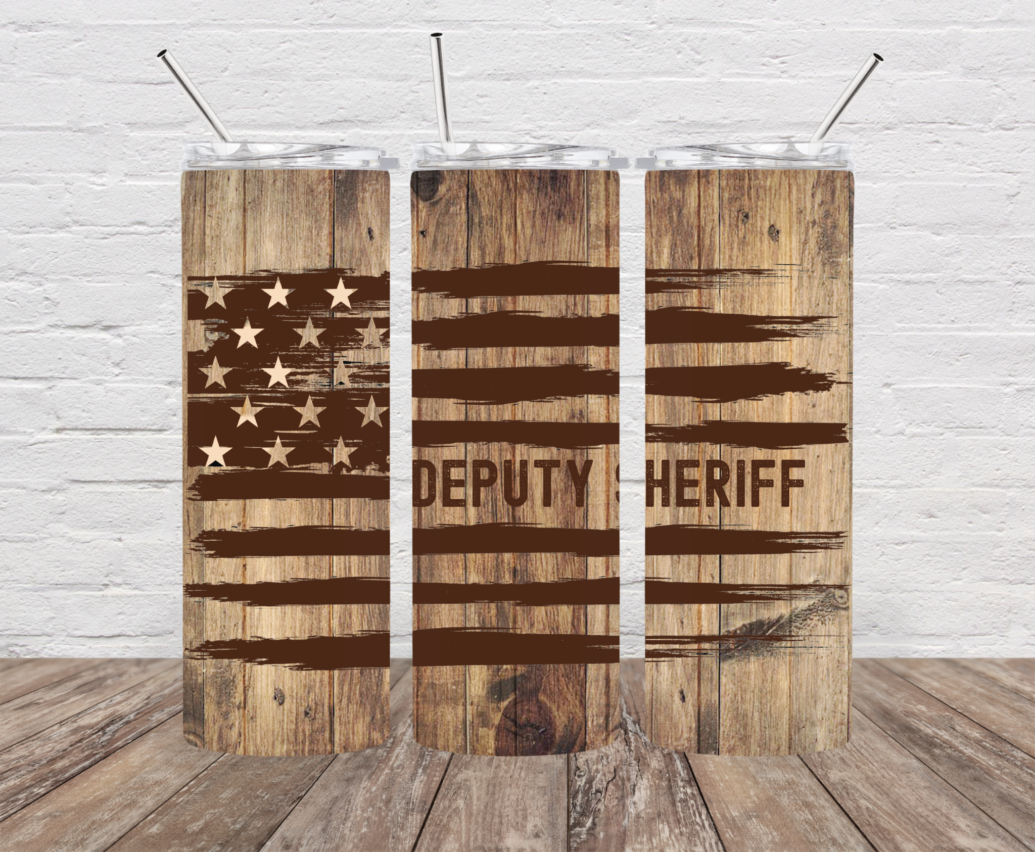 Deputy Sheriff Skinny Tumbler