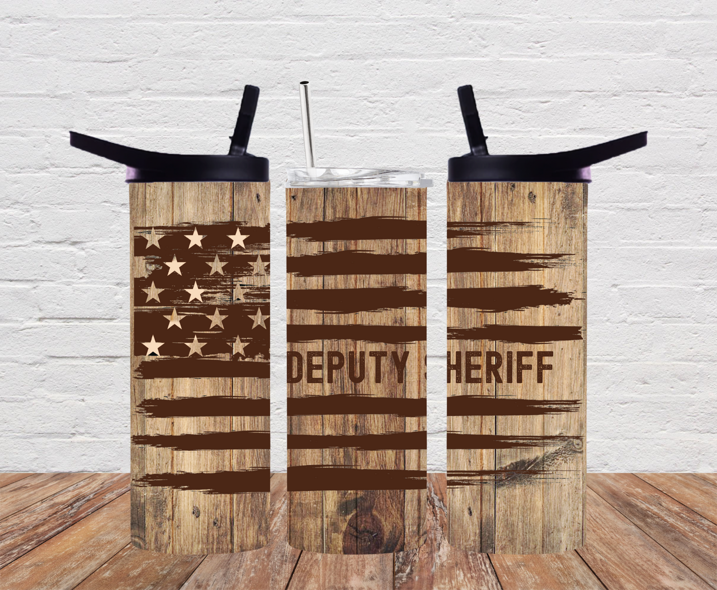 Deputy Sheriff Skinny Tumbler