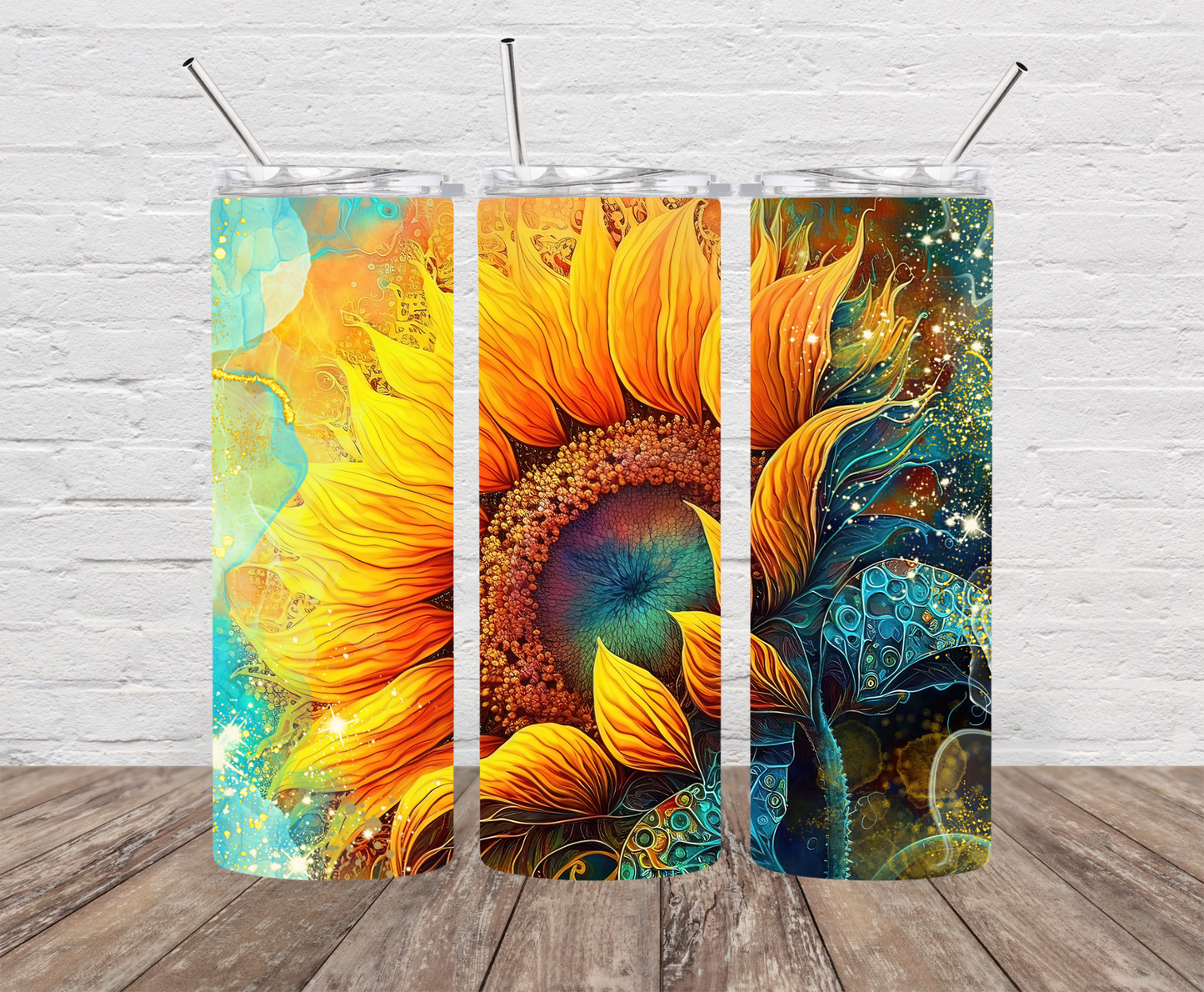 Sunflower Skinny Tumbler