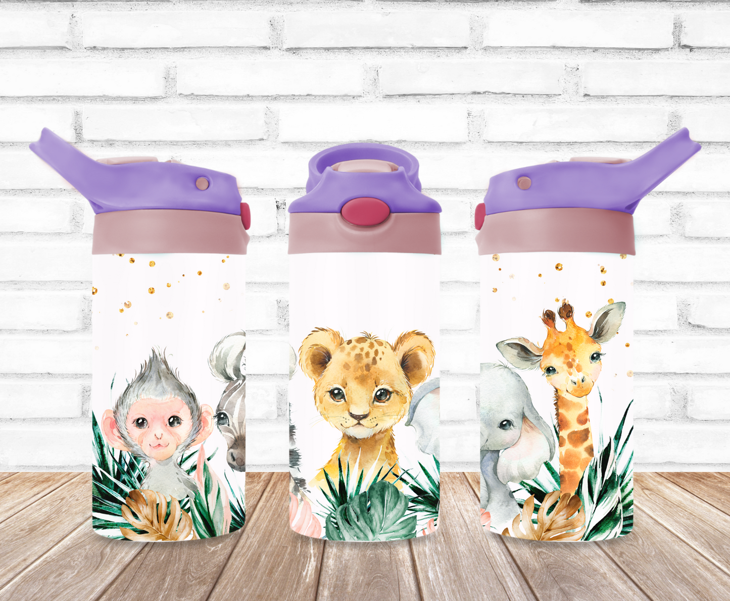 Baby Zoo Animals Kids Tumblers