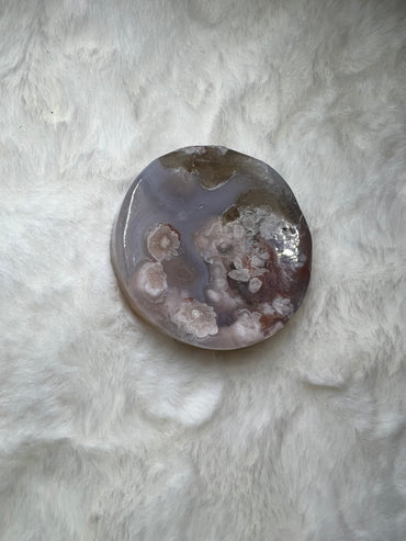 Flower Agate Sphere Holder