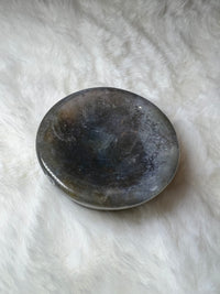 Moss Agate Sphere Holder